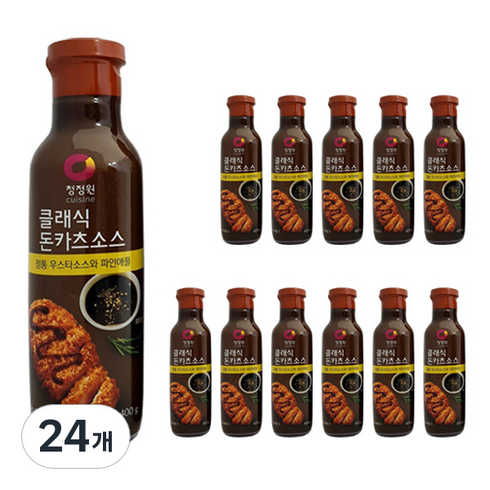 청정원 클래식 돈카츠 소스, 400g, 24개