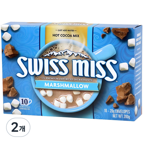 스위스미스 머쉬멜로 핫 코코아 믹스, 28g, 10개입, 2개