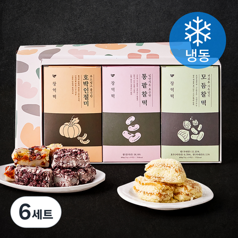 창억떡 정성담은 선물세트 1200g (냉동), 6세트