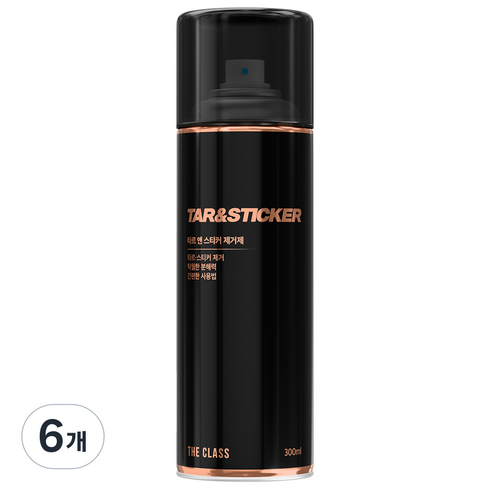 더클래스 타르 앤 스티커 제거제, 300ml, 6개