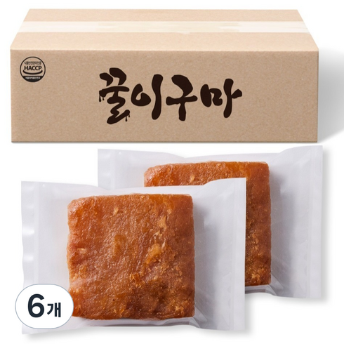 꿀이구마 수제 모약과, 500g, 6개