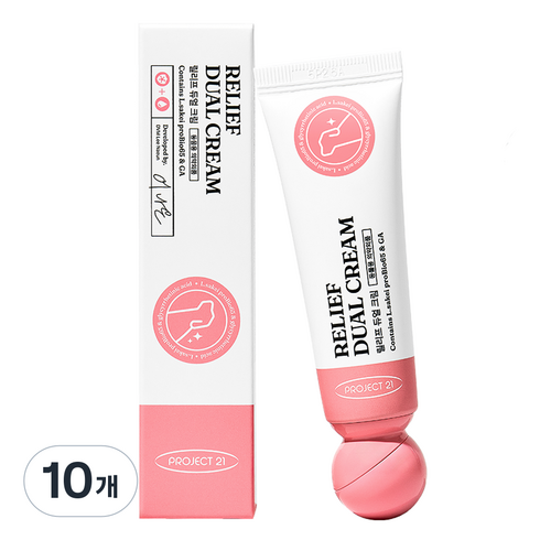 프로젝트21 반려동물 릴리프 듀얼 크림, 25g, 10개