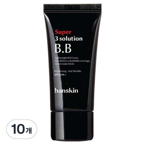 한스킨 수퍼 쓰리 솔루션 비비크림 SPF35 PA++, 베이지, 30ml, 10개