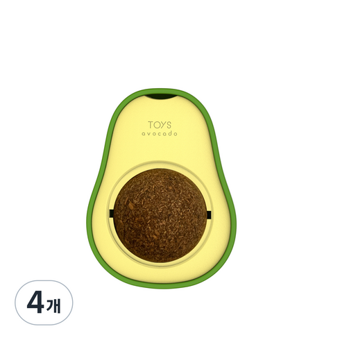 오픈스페이스 아보카도 부착식 롤링 캣닢 볼 25g, 마따따비, 4개