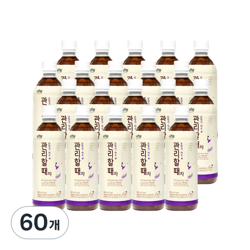 자연원 관리할 때 차음료, 500ml, 60개
