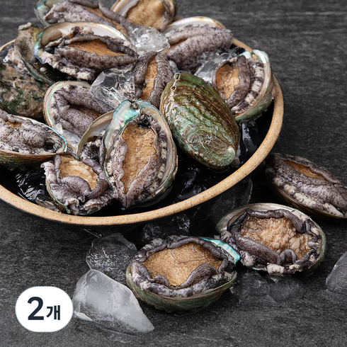 아라보감 산소 품은 국산 전복 1kg, 중(17~20미), 2개