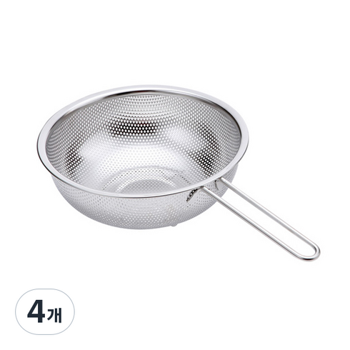 CP 펀칭바스켓 편수, 실버, 4개