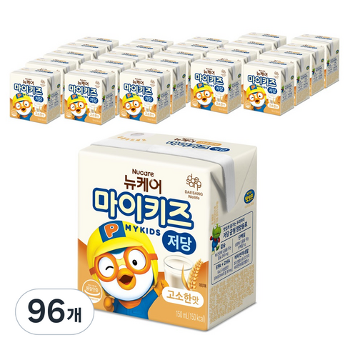 마이키즈 정품 뉴케어 저당 고소한맛, 150ml, 96개