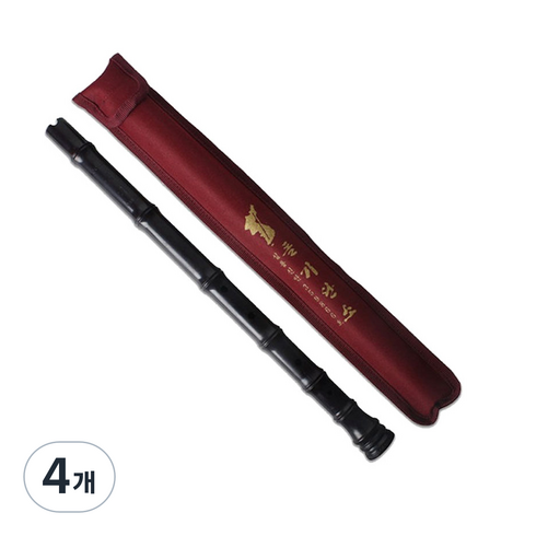 돌기 플라스틱 단소, 흙갈색, 4개