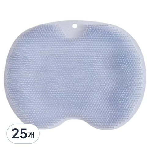 누비온 발세척매트 블루, 120g, 25개, 1개입
