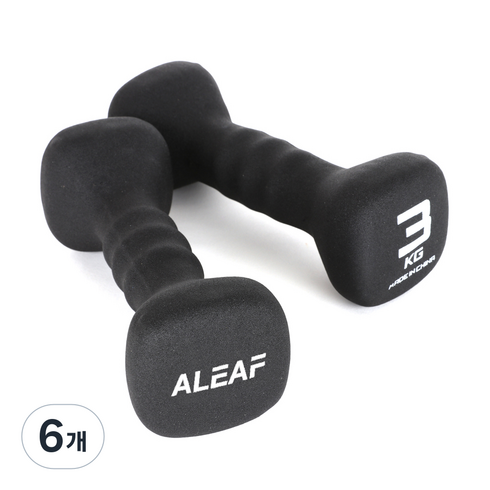 아리프 네오프렌 사각아령, 3kg, 6개