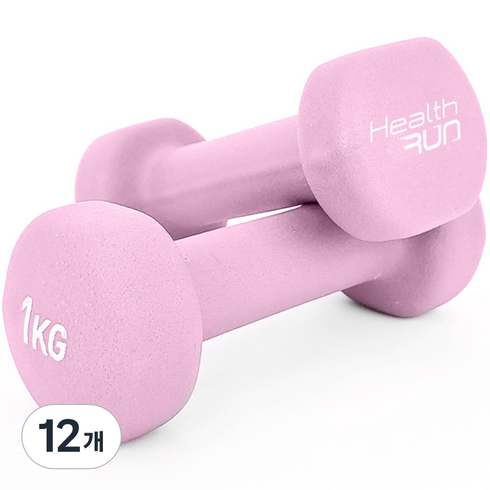 헬스런 미용아령 네오플랜 라이트핑크, 1kg, 12개