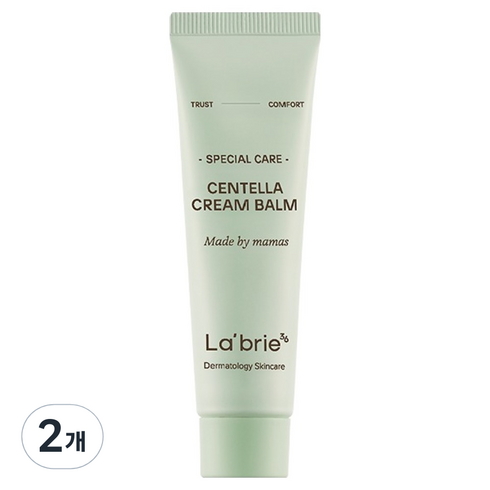 베베쿡 라브리에 유아용 센텔라 크림밤, 2개, 30ml