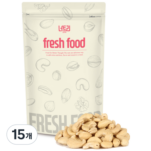 너트리 생캐슈넛, 500g, 15개