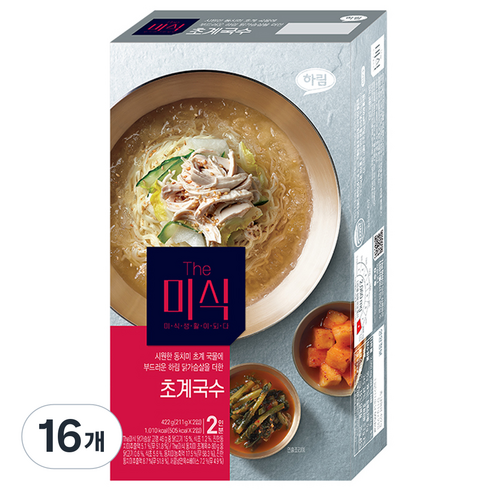 더미식 초계국수 2p, 422g, 16개