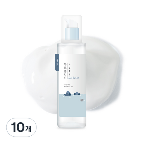 라운드랩 포 맨 1025 독도 젤 로션 올인원, 200ml, 10개