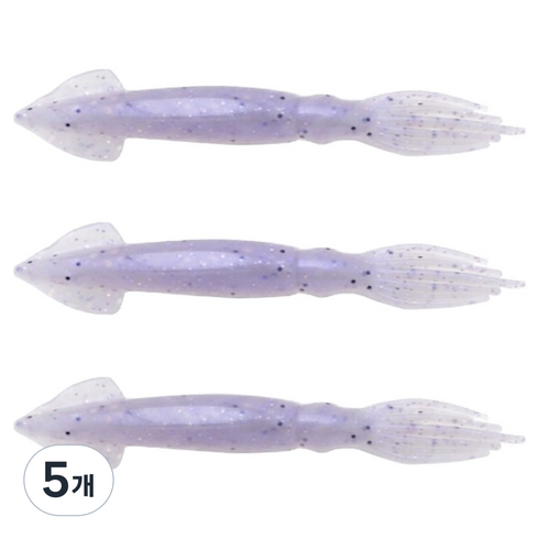 버클리 걸프 스퀴드3 우럭 광어 멀티 워킹 웜 8cm 8p, 스토미나이트, 5개, 3.8g