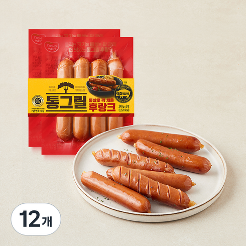 동원 통그릴 후랑크, 240g, 12개