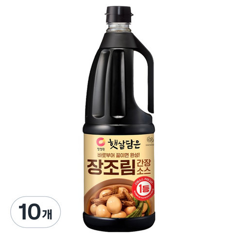 햇살담은 장조림 간장 소스, 1.7L, 10개