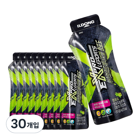 일동생활건강 하이브리드 에너지 파워젤 청포도, 44g, 30개