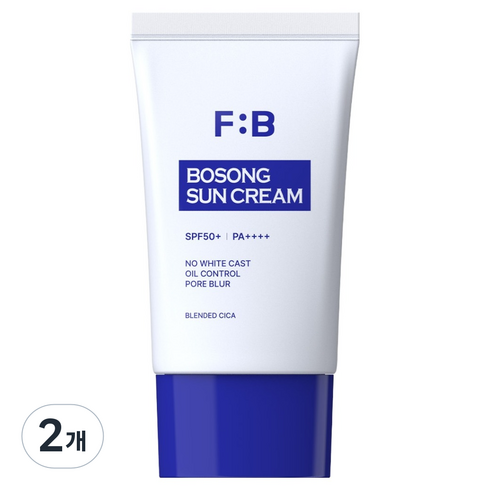 포뷰트 보송 선크림 SPF50+ PA++++, 2개, 50ml
