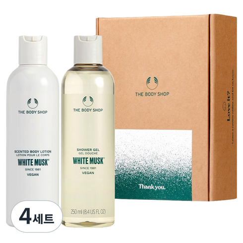 더바디샵 화이트 머스크 250ML 2종 선물세트, 4세트