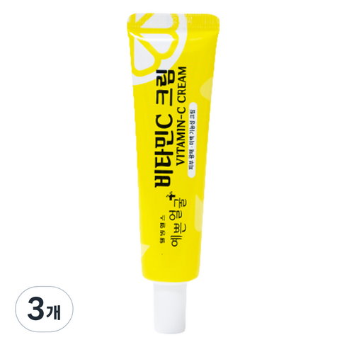 웰빙헬스팜 예쁜얼굴 비타민C 크림, 25g, 3개
