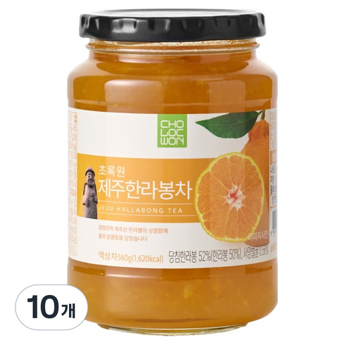 초록원 제주 한라봉차, 560g, 1개입, 10개