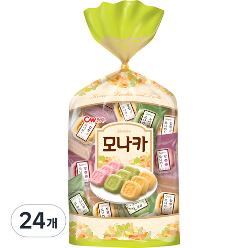 청우식품 모나카, 400g, 24개