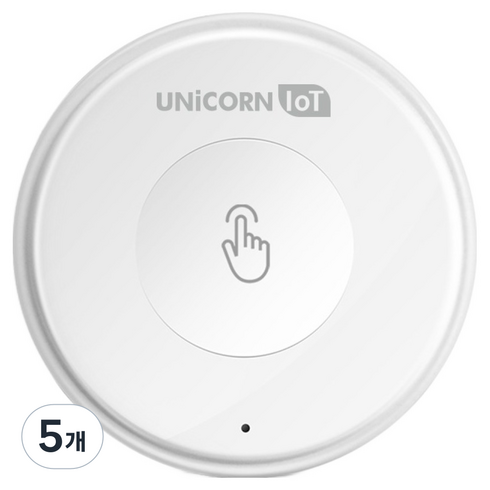 유니콘IOT Zigbee 방식 전용앱 지원 스마트 IOT멀티버튼 TS-M5, 5개