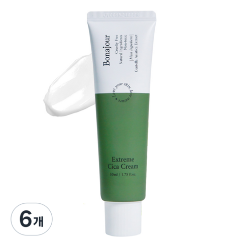 보나쥬르 익스트림 시카크림, 50ml, 6개