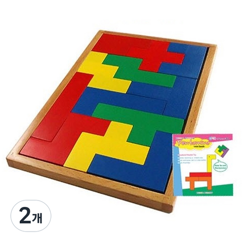 펜토미노 + 미니북 판퍼즐, 2개, 12피스