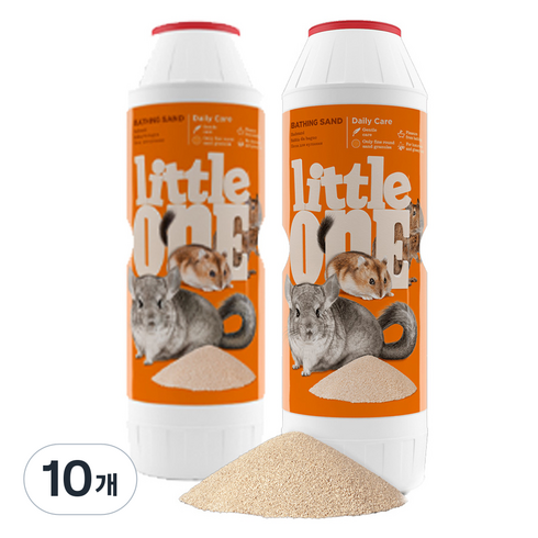 LittleOne 소동물 목욕 모래 33010, 10개, 1kg