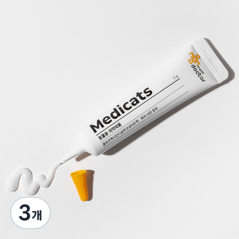 마이펫닥터 메디캣츠 고양이 피부연고, 15g, 3개