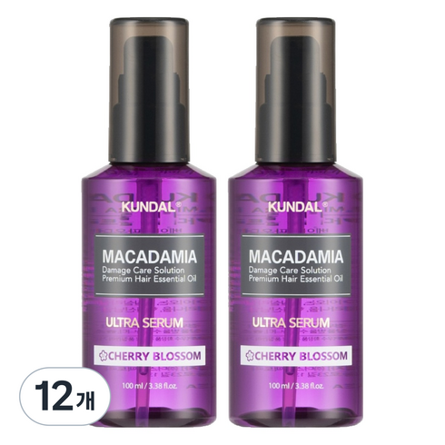 쿤달 울트라 세럼 헤어 에센스 체리블라썸향, 100ml, 12개