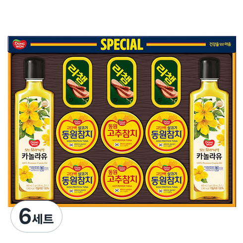 동원 스페셜 O-87호 + 부직포백 선물세트, 6세트