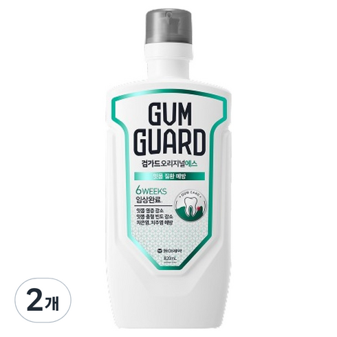 검가드 동아제약 오리지널 에스 가그린, 820ml, 2개