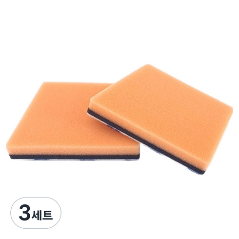 잇츠윈 롤리팝 퀵 스크래치 제거 폼 + 리필 패드 2p 세트, 오렌지(폼), 3세트
