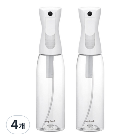 앙플랜트 압축 안개스프레이 대용량 분무기 500ml, 4개, 화이트