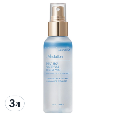 제이엠솔루션 멀티 히아 워터풀 세럼 미스트, 3개, 100ml
