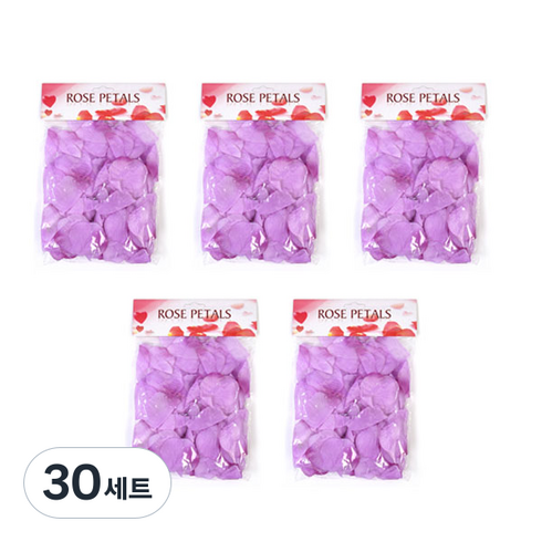 파티해 프로포즈 꽃잎, 라벤더, 30세트