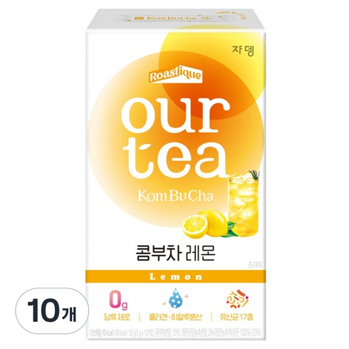 아워티 콤부차 레몬, 5g, 10개입, 10개