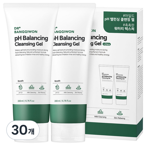 닥터방기원 피에이치 밸런싱 클렌징 젤, 200ml, 30개