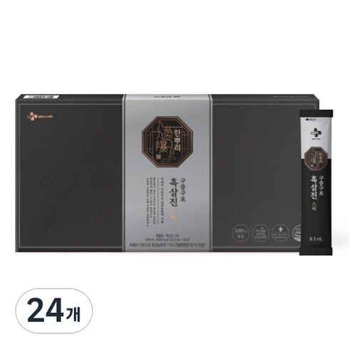 한뿌리 구증구포 흑삼진 스틱 5p 선물세트 + 쇼핑백, 24개, 41ml