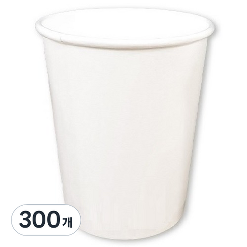 이로울생활 테이크아웃 무인쇄 종이컵 300ml, 6개, 50개입