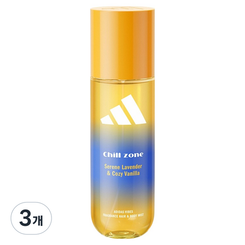 아디다스 바이브 칠 존 퍼퓸 미스트, 3개, 150ml