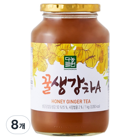 다농원 꿀생강차A, 1kg, 1개입, 8개