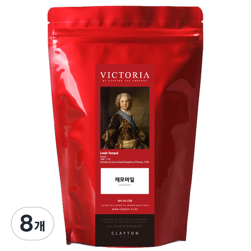 빅토리아 레드 캐모마일차, 1.5g, 40개입, 8개