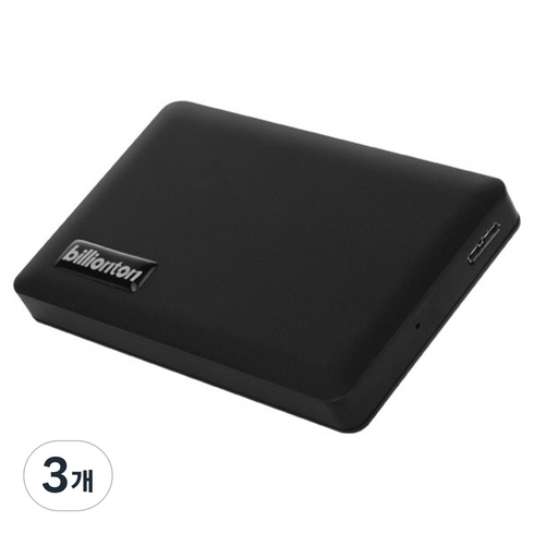 빌리온톤 USB 3.0 2.5인치 외장형 HDD 케이스, BT-E25, 3개