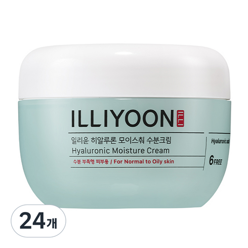 일리윤 히알루론 모이스춰 수분크림, 100ml, 24개